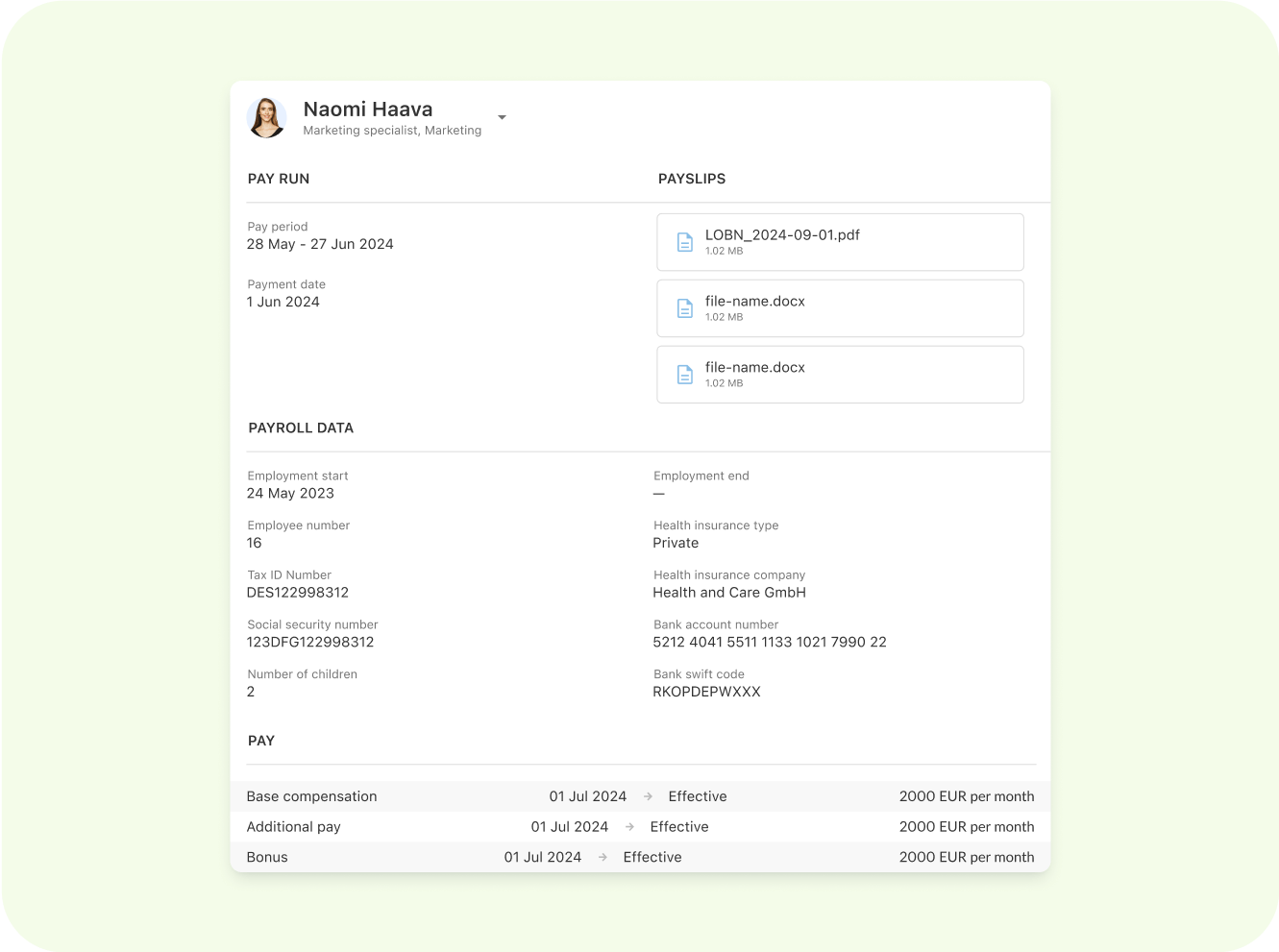 EN Everyone will welcome the increased payroll data accuracy