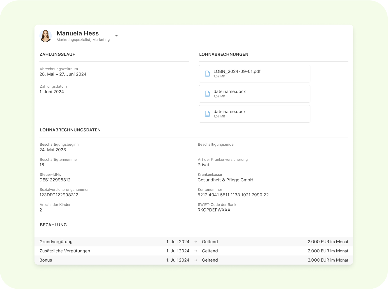 DE Everyone will welcome the increased payroll data accuracy